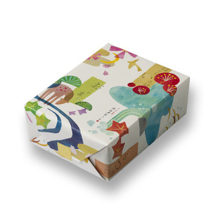 カルタ百人一首 化粧箱 (中) (袋数の目安：約100袋)｜小倉山荘 [1562]