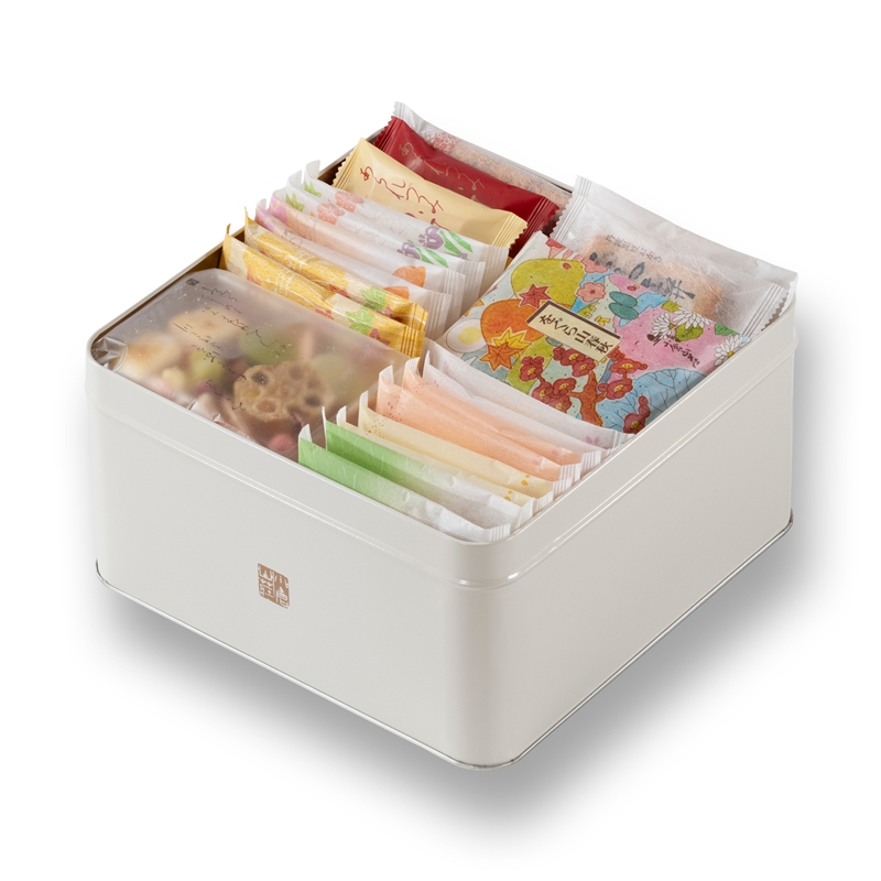 だんらん香具山 大缶 あられ おかき 小倉山荘｜京都 人気 おすすめ おいしい グルメ 食べ比べ 詰め合わせ セット お取り寄せ ふるさと納税 [1673]