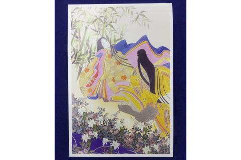 明智光秀「最後の城」勝龍寺城の『御城印』＆娘・ガラシャ『ポストカードセット』[0780]