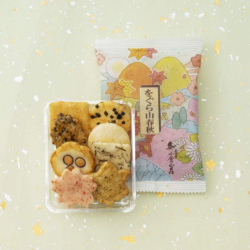 をぐら山春秋 化粧箱 あられ おかき 小倉山荘｜京都 人気 おすすめ おいしい グルメ 食べ比べ 詰め合わせ セット お取り寄せ ふるさと納税 [1670]