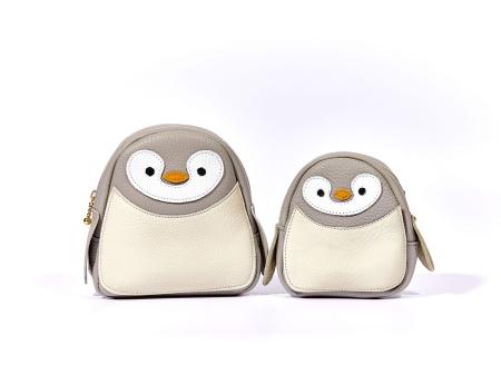 手作りレザーペンギンポーチ (大) 1個 京都府長岡京市 [1491]