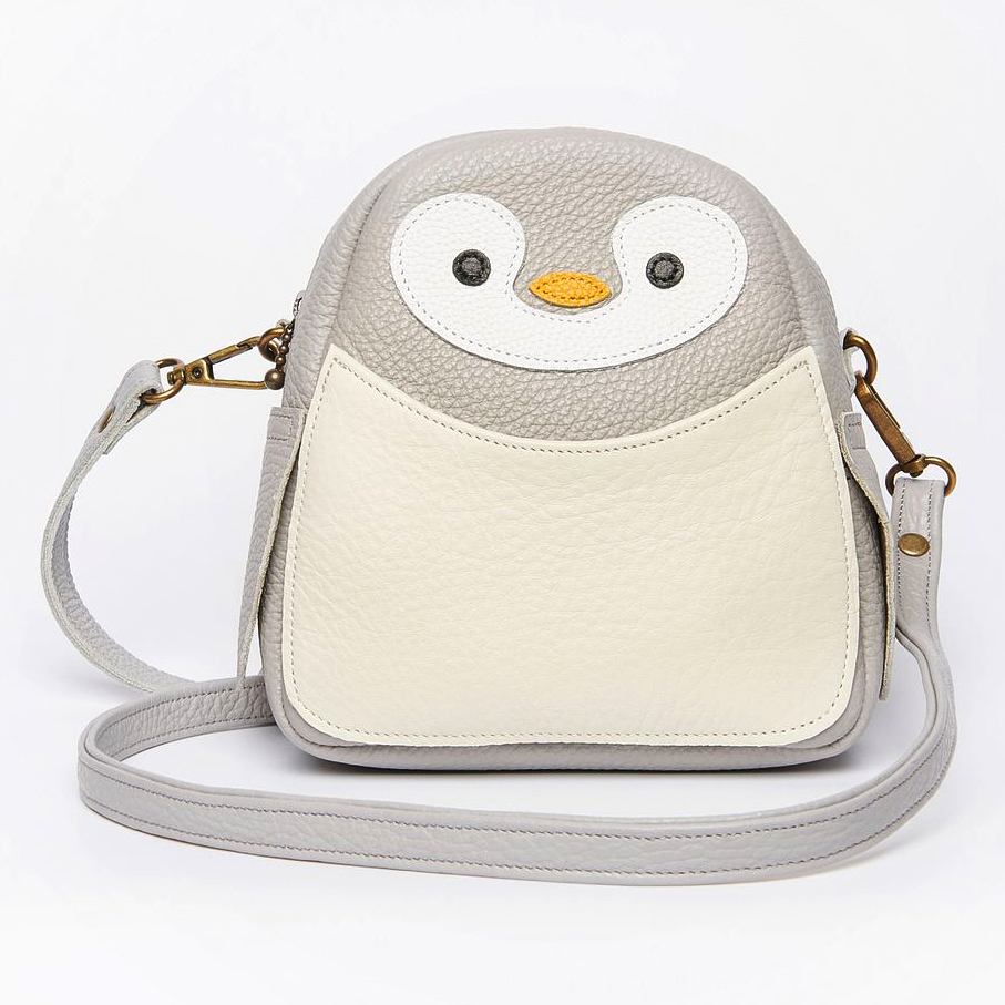 ペンギン ミニショルダーバッグ 本革使用 ペンギンバッグ ペンギンショルダー 動物バッグ [1493]