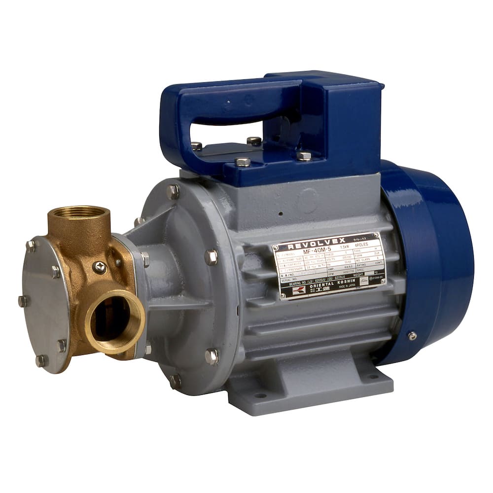 海水用モーターポンプ MF-40MS ラバレックスポンプ 口径40ミリ 三相200V [0862]