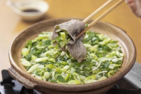 日本海牧場の茶しゃぶしゃぶセット（京たんくろ和牛）　NH00025