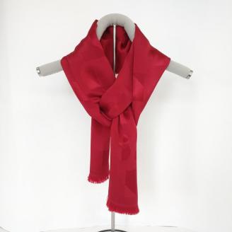 丹後ちりめん　シルク・ストール（ワインレッド）/還暦祝い用　TR00024