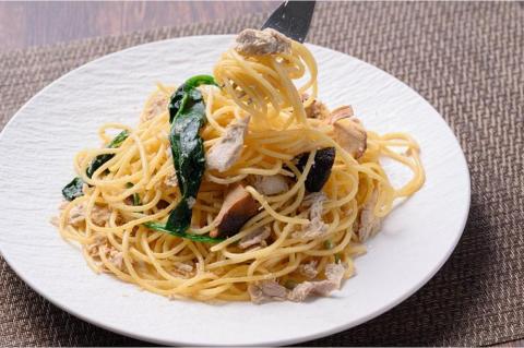 「カニ屋が作る　海のパスタ」 海香る　シビマグロの和風ペペロンチーノ　3皿セット　UO01027