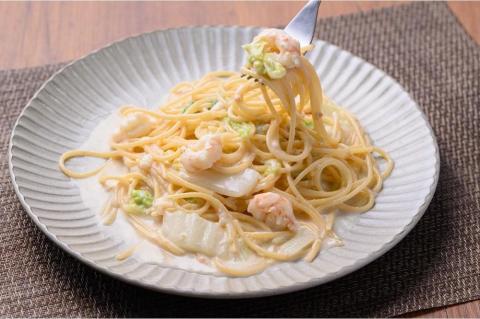 「カニ屋が作る 海のパスタ」 海香る ガサ海老のクリームパスタ 5皿セット　UO01030