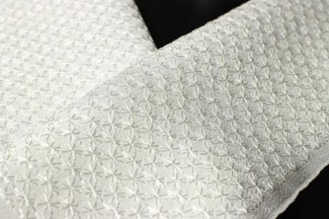 刺繍半衿（半襟）オフホワイト　AM00270