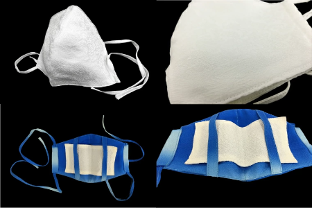 丹後ちりめんマスク「LLサイズ」：白　AM00232