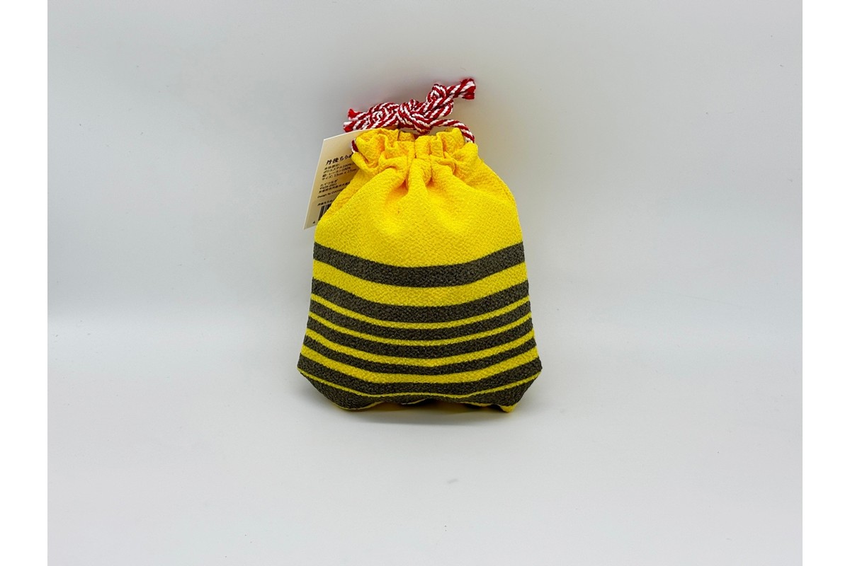 丹後ちりめん 祭巾着（とら） サイズ：約17cm×13cm　DZ00027-05