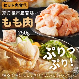 京都・京丹後の若鶏と九条ネギの鶏鍋セット（単身用セット）　KI00012