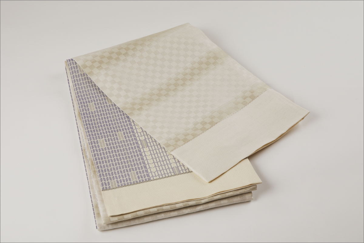 丹後帯　京袋帯「三椏古事記文」　FY00087