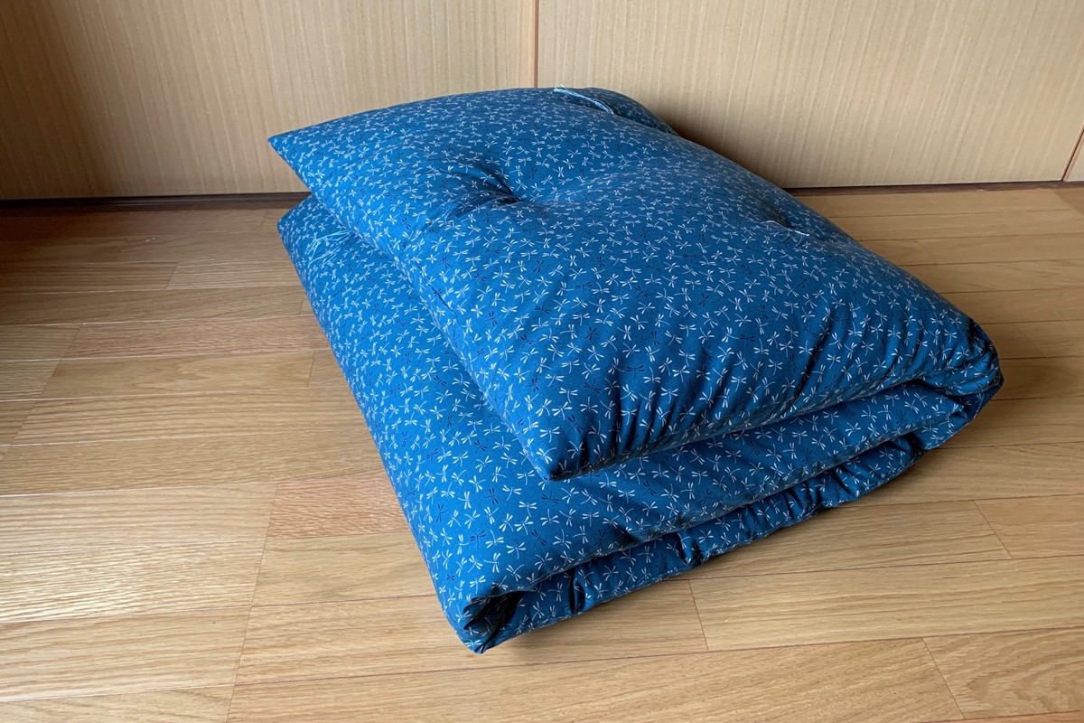 天然繊維　木綿わた入り　お昼寝　ごろ寝ふとん　HT00112
