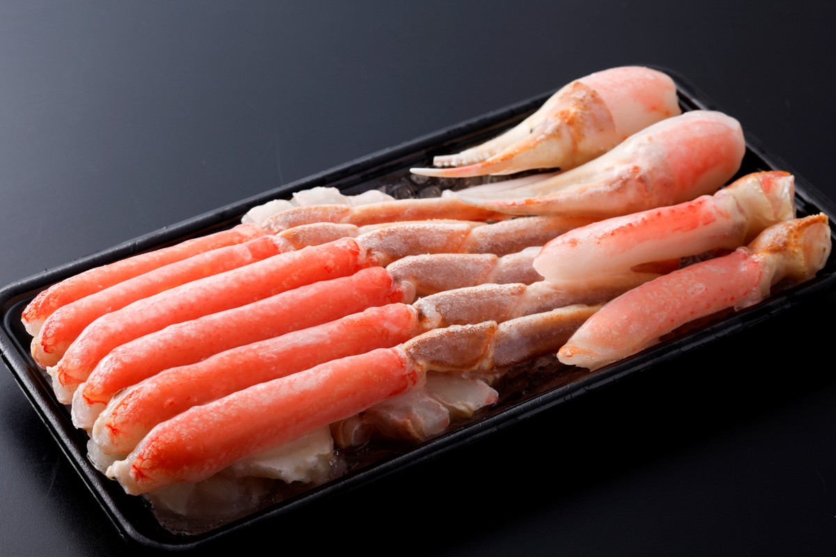 【生食可】鮮度抜群！獲れたての旨さをご自宅に！生本ズワイガニ　ハーフポーション　２肩　OD00162