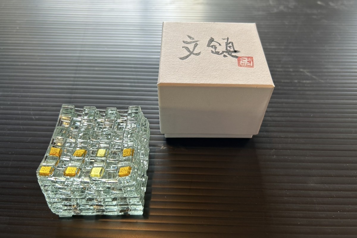 文鎮「NAGI・正四角」　180g　SV00017