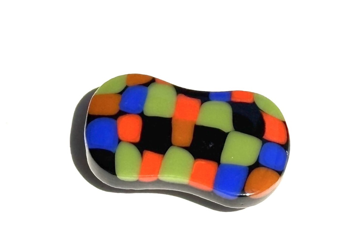 帯留め「モザイク・O」　SV00018