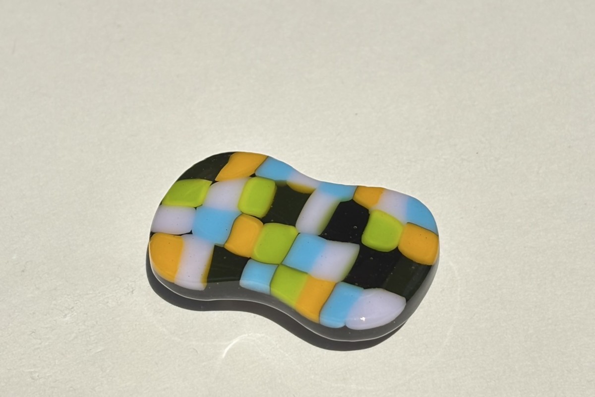 帯留め「モザイク・S」　SV00019