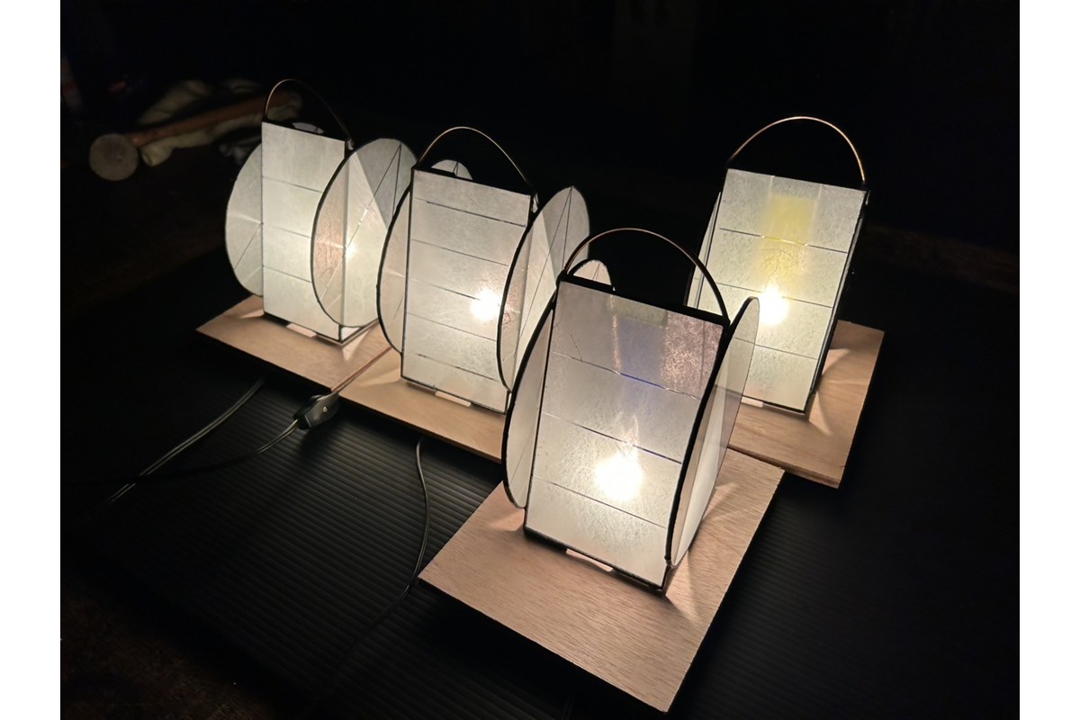 行燈あかり「ムシノネ・黄」　SV00022