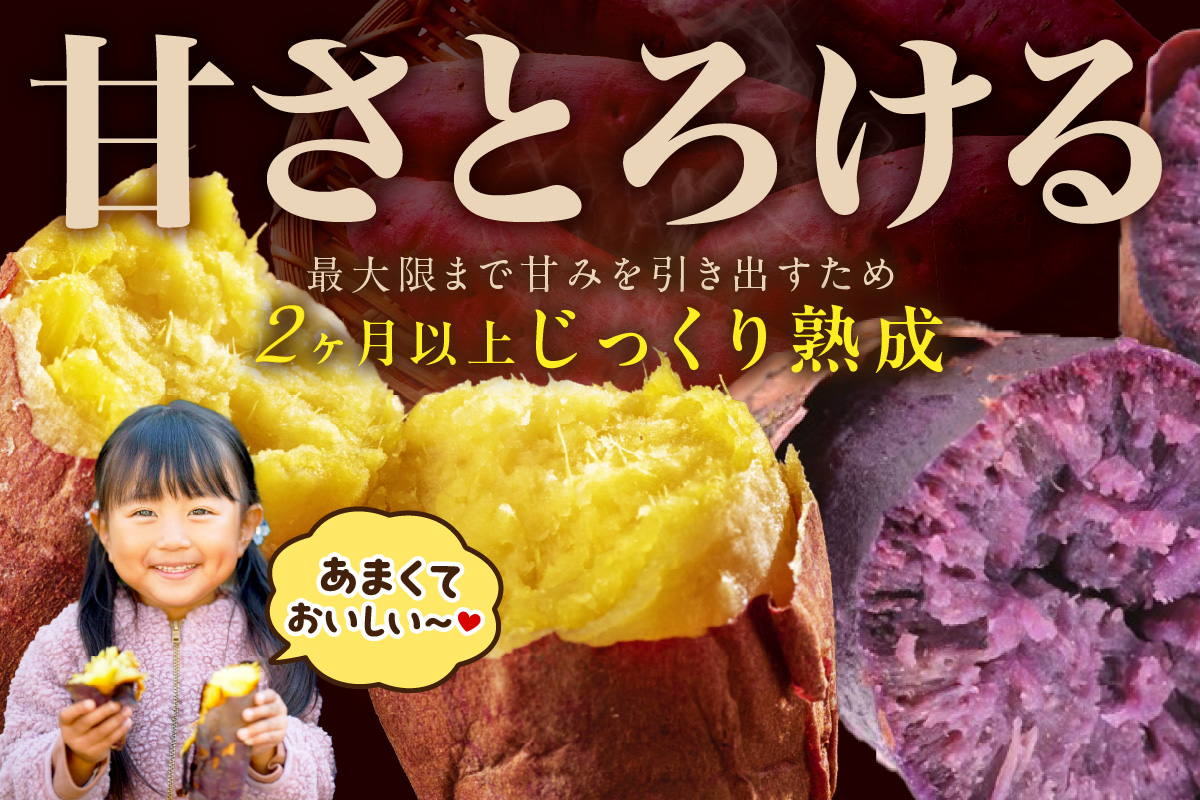 【日本一ダブル受賞セット】紅はるか、ふくむらさきセット計約10kg　TF00064