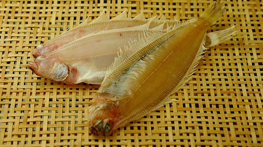 笹かれい一夜干し（ササカレイ、ヤナギムシカレイ）大サイズ 5尾セット　UO00065