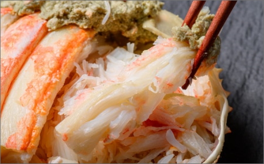 【蟹の匠 魚政】プレミアムズワイガニ甲羅盛り 蟹の漢船(おとこぶね) 中 2個(2026年1月～発送)　UO01287