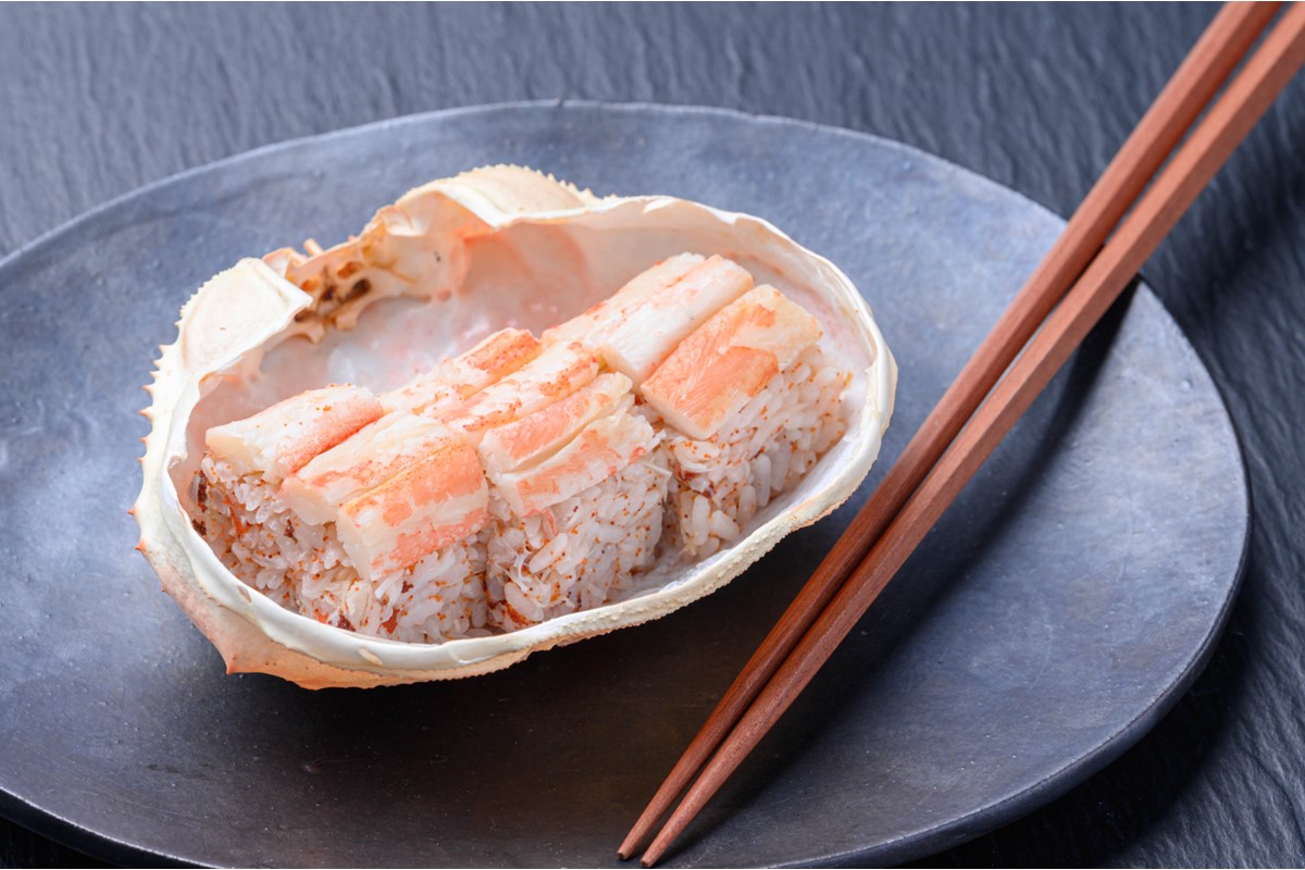 カニ屋が作る海シリーズ 恋蟹寿司 （こいずし） 3貫 甲羅の舞台 3セット　UO01045