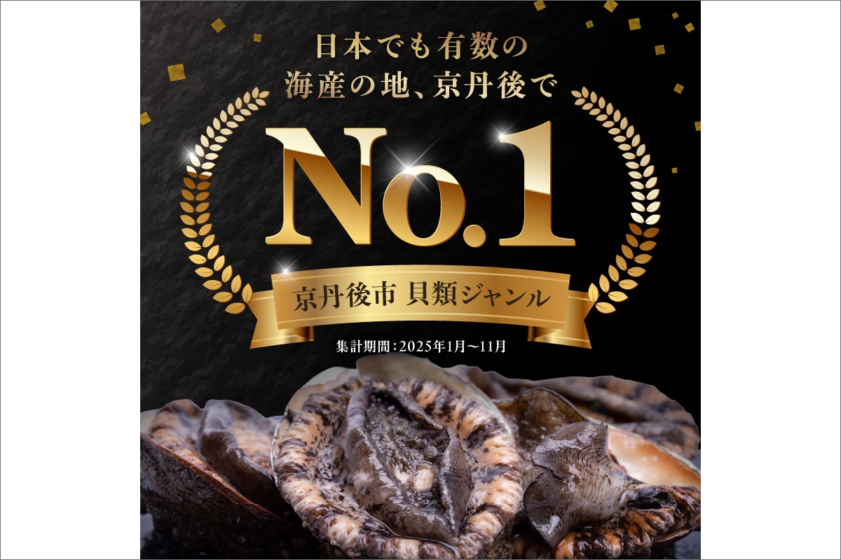 やわらか蒸しアワビ おすすめセット L箱 日本海西部産天然黒アワビ使用　UO01057