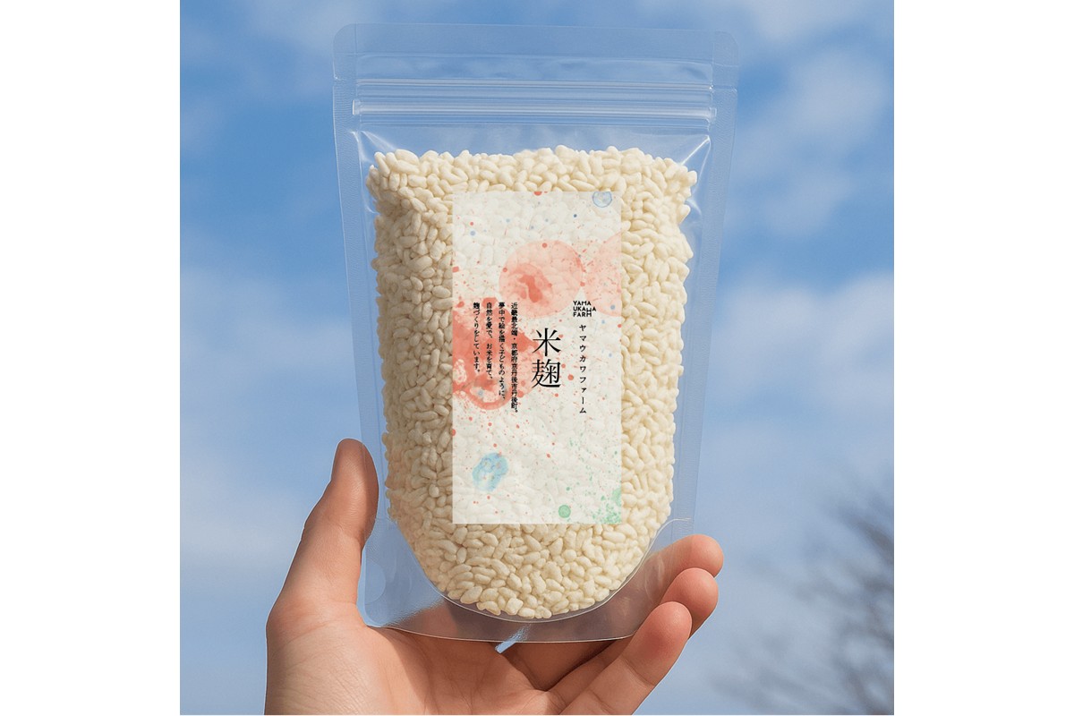 京都・丹後産日本晴（玄米）5㎏と米麹1kg（日本晴使用）セット　YF00009