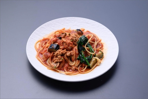 「カニ屋が作る　海のパスタ」  海香る　シビマグロ　山椒トマトソース　5皿セット　UO01041