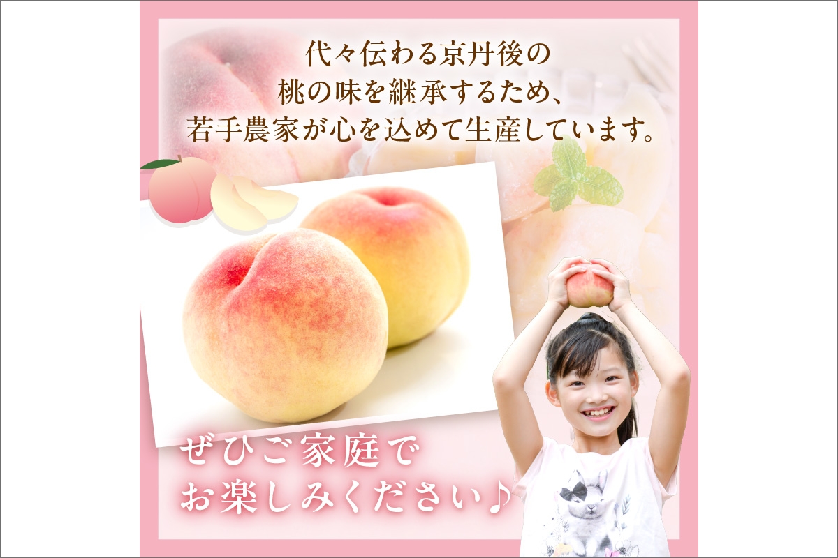【先行予約】京丹後産 桃 2kg（6～12玉）（2026年7月下旬～発送）　BF00005