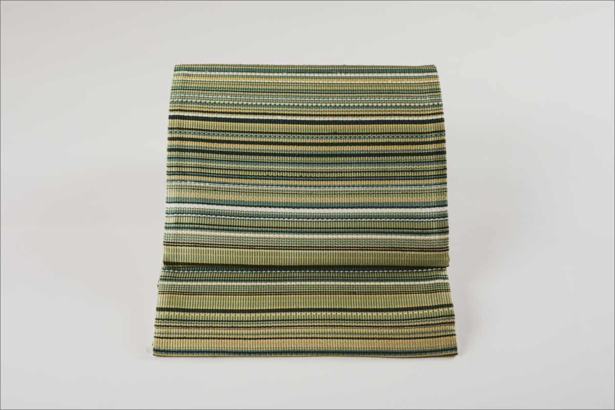 丹後帯　袋帯「ユイタン」　緑　FY00083