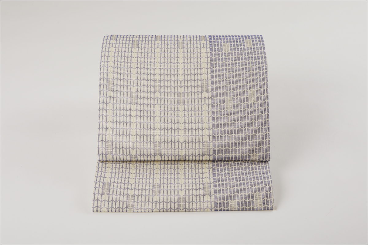 丹後帯　京袋帯「三椏古事記文」　FY00087