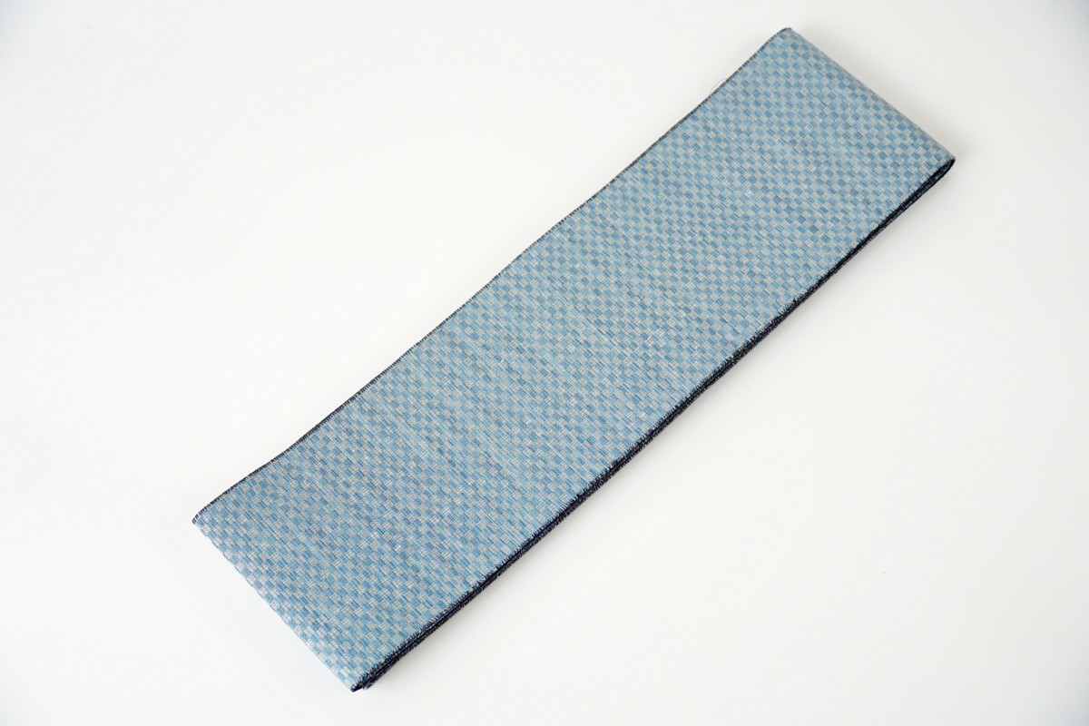 半幅帯　星空（紺）*リバーシブル幅約15.2cm×長さ約420cm　FY00095