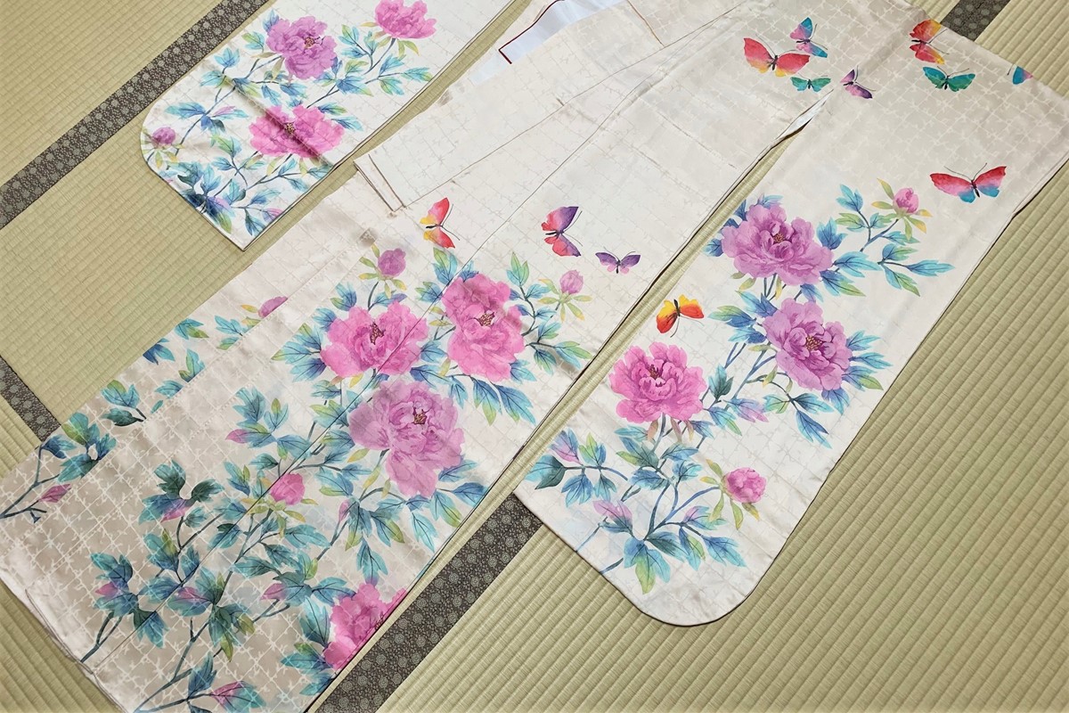 着物リメイク　近江手引き真綿　肌掛ふとん　500ｇ　HT00063