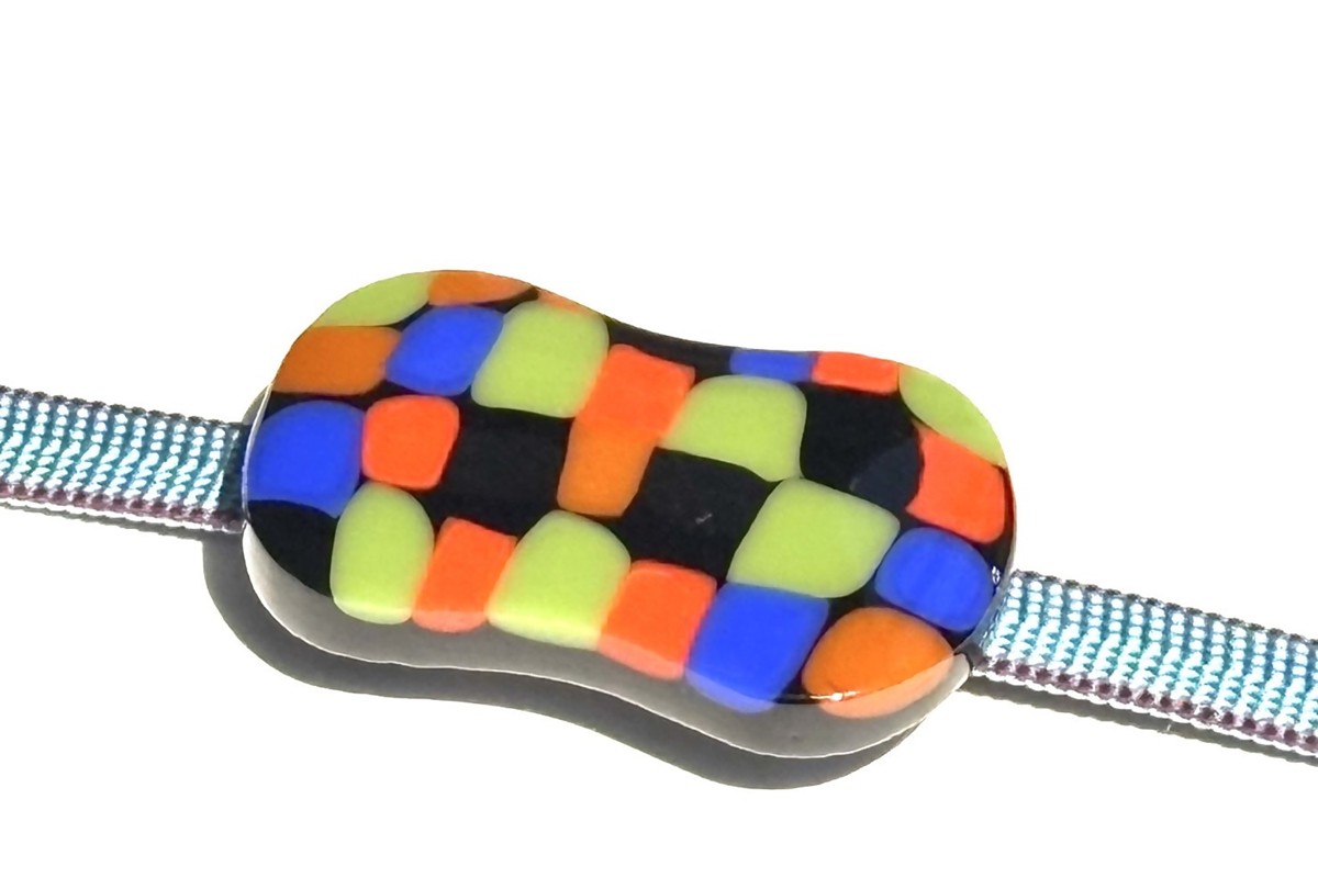 帯留め「モザイク・O」　SV00018