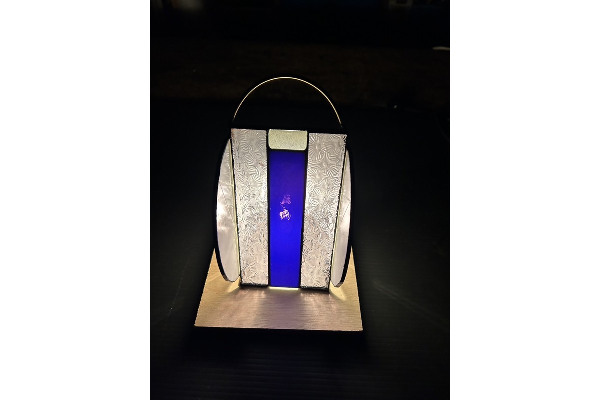 行燈あかり「ムシノネ・青」　SV00020