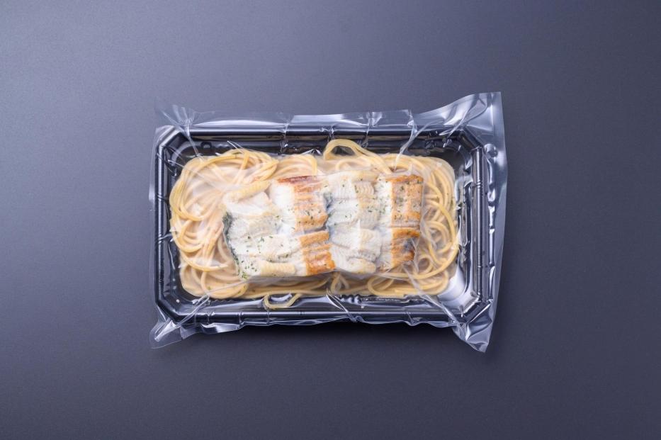 「カニ屋が作る　海のパスタ」  スパイシー二重奏ウナギパスタ　山椒入り　3皿セット　UO01007