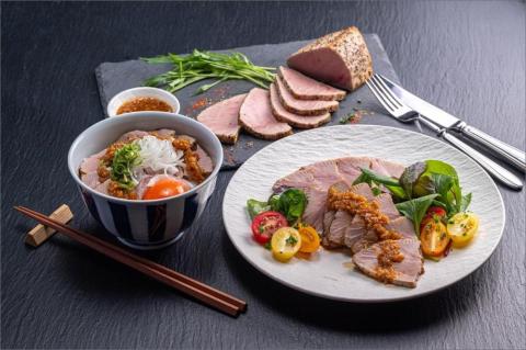 「カニ屋が作る 魚ローストフィッシュ」 シビマグロ スライス加工済み 5袋セット （ドレッシングソース付き）　UO01012