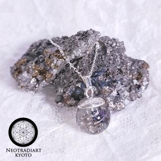 京丹後限定版　玉鋼ネックレス「五十鈴 -Isuzu-」SV925 (チェーン長め)　NT00002