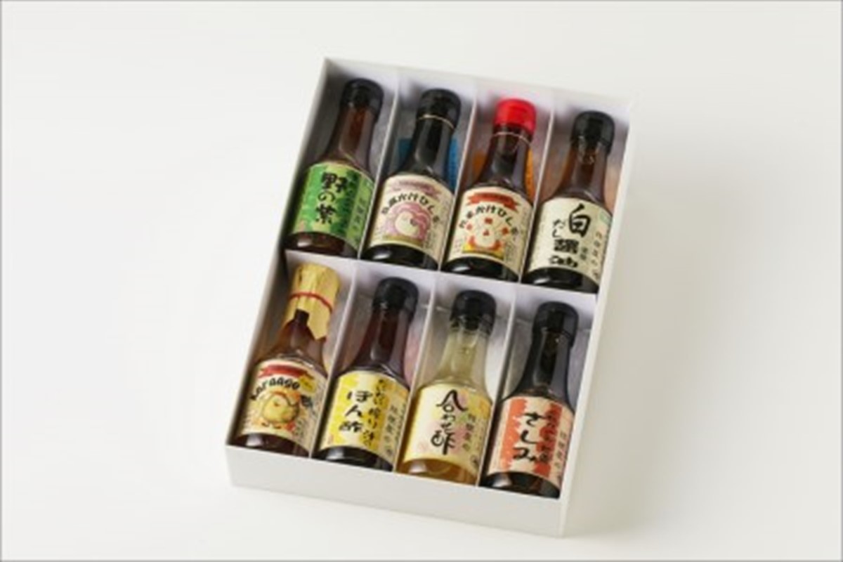 桔梗屋醤油調味料詰め合わせ145ml×8本入り　AM00577