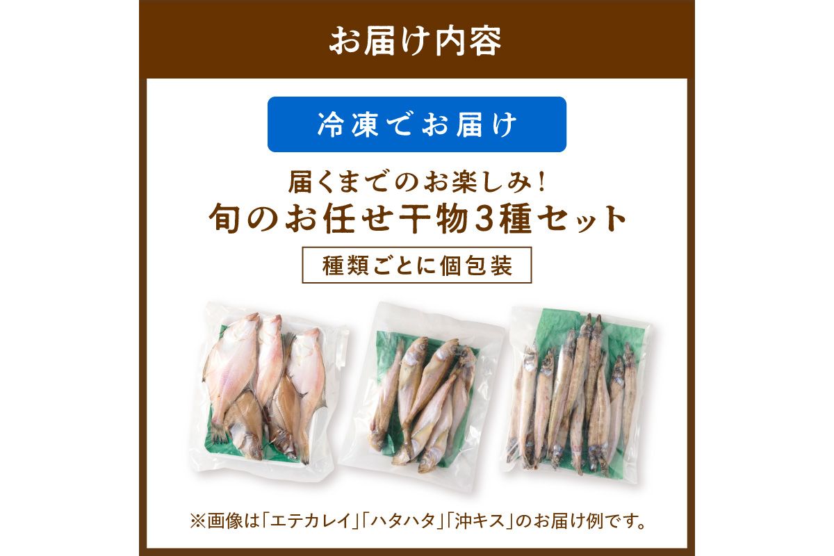【最短2～5営業日以内に発送】京丹後の地元魚屋が作ったお任せ干物セット（冷凍）　TB00045SH