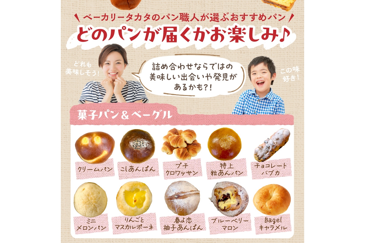 【訳あり】おまかせ　お楽しみ京都丹後のパン13～15個詰め合わせセット 定期便（3ヶ月）　BT00024