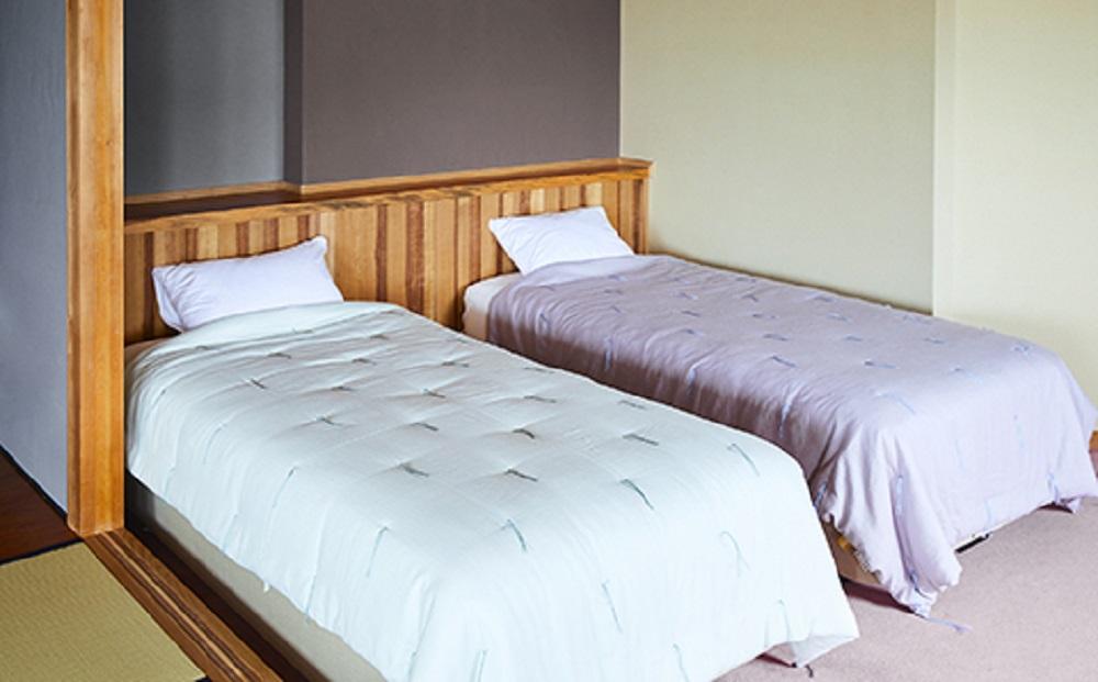 天然繊維　手作り　オーガニックコットン　肌掛布団【セミダブル】　HT00077