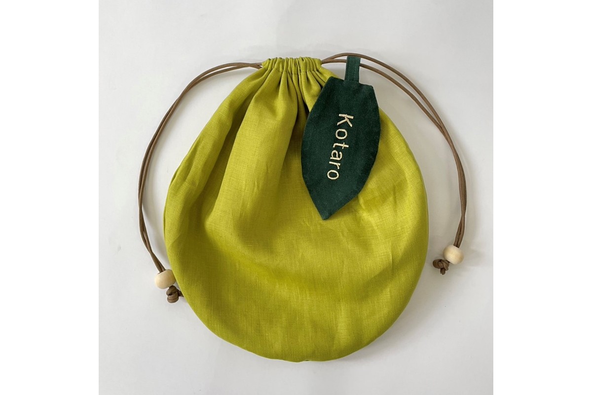 まんまるくだもの　なし巾着　EW00002