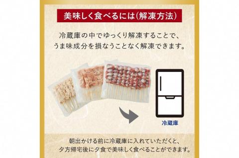 国産焼き鳥セット 人気3種盛り合わせ30本（もも、なまかわ、砂肝）　KN00004