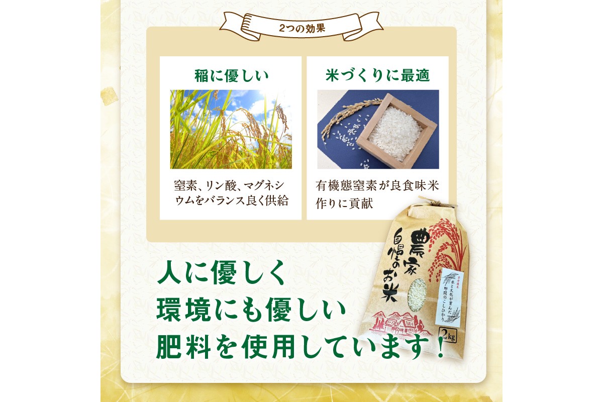 京丹後米～水と文化が育んだ～野間のこしひかり 2kg　FP00007