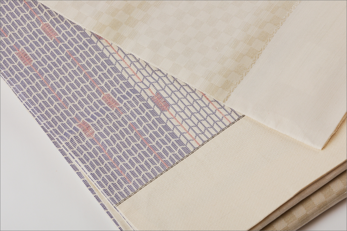 丹後の藤布　袋帯「藤三椏古事記文」　FY00088