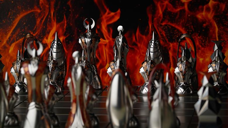 匠チェス（25-チェスボード1枚）チェスボード　HR00052