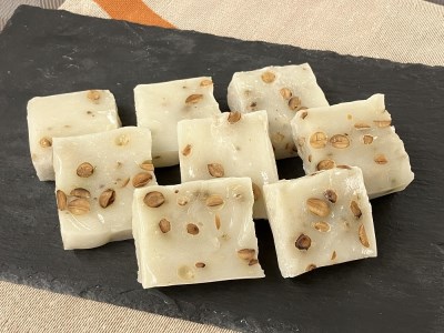 【先行予約】野木源のとってもぶあついかき餅（豆）2パック（2025年12月～発送）　加工品 餅 もち かき餅 かきもち 豆入り 　NO00018