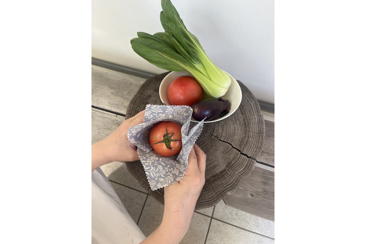 蜜蝋ラップ(丹後ちりめん) 繰り返し使える環境にやさしいエコラップ　RM00024